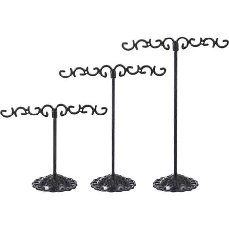 Présentoir à boucles d'oreilles, lot de 3 supports pour boucles d'oreilles B-- (1/5)