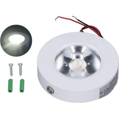 Spot LED COB 3W, peinture haute température, plafond encastré Ultra fin, 85-265V