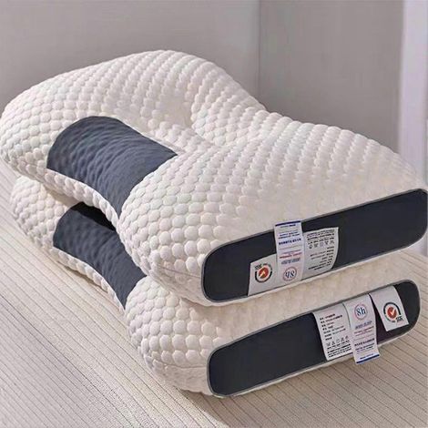 oreiller anti-acariens et antibactérien, respirant et absorbant la transpiration, pour un sommeil profond et réparateur.