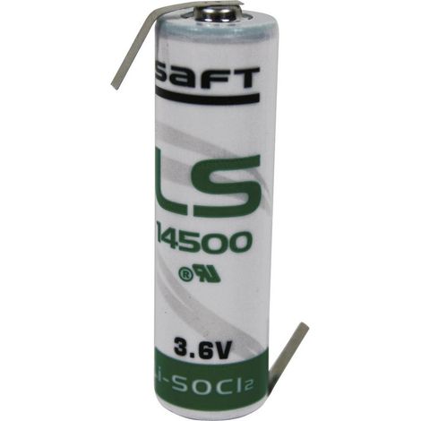 Saft LS 14500 HBG Batteria speciale Stilo (AA) linguette a saldare a Z Litio 3.6 V 2600 mAh 1 pz. (1/3)