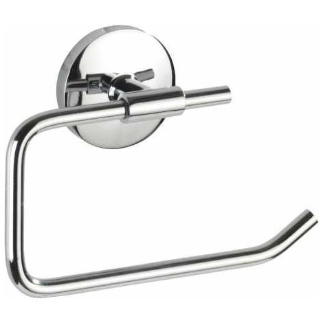 Igienica Portarotolo Zinco Chrome 4 X 13,5 X 9,5 Centimetri - Wenko 22.171.100 Cuba (1/5)