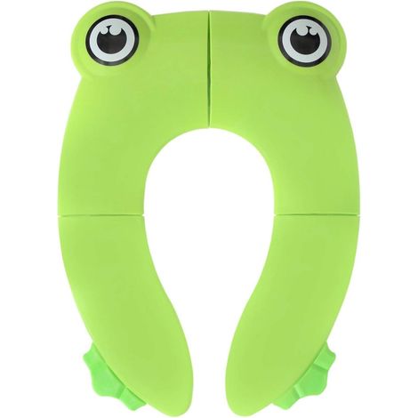 Abattant De Toilette Pliable - Siège Apprentissage Propreté - Pour Enfants 3 Ans Et Plus - 34 X 28 X 2,5 Cm Déplié - 18 X 15 X 5 Cm Replié - 1 Pièce (1/5)