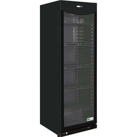 Armoire Réfrigérée Positive Noire avec Porte Vitrée - 382 L - AFI Collin Lucy (1/2)