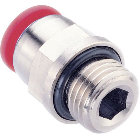 IMI NORGREN Gerade-Verbinder C02250618   Außengewinde: 1/8"  Rohr-Ø: 6 mm   1 St.