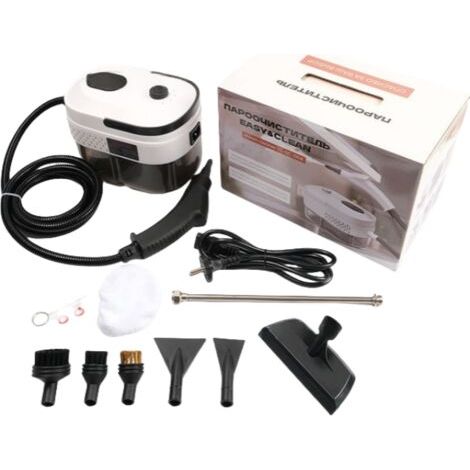 Limpiador a vapor portátil de 2500 W, limpiador a vapor de alta temperatura con cabezales de cepillo para muebles de cocina, baño y coche. (1/5)