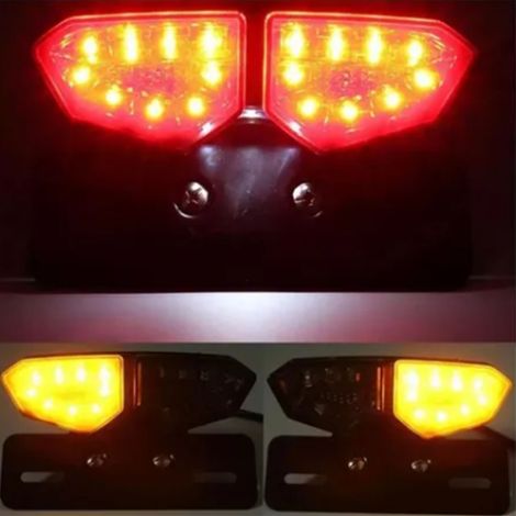 Feu arrière rétro à LED pour motos (sans pile) (Aucun échantillon disponible, en cours de développement) (Exclusivité Mexique) (1/5)