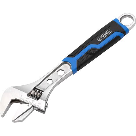 Draper 03825 Reversible Adjustable Wrench, 258mm