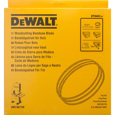 Lame de scie à ruban DEWALT 2095x6x0,6 mm 3,2 mm DT8483-QZ (1/4)