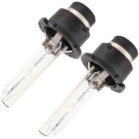 Deux ampoules de phare D2S, ampoules de phare à lumière blanche xénon 35W 6000K 7000LM, étanches IP67, adaptées aux ampoules de remplacement des feux antibrouillard QX60 et QX70.