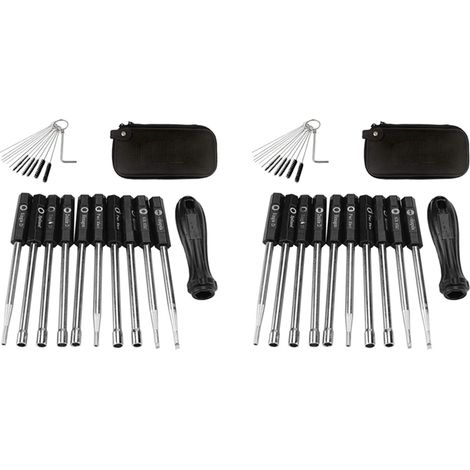 20 Pièces Séries Kit D'Outils de Carburateur de Tournevis de Réglage de Carburateur pour Tronçonneuse de Désherbeur de Coupe-Moteur (1/5)