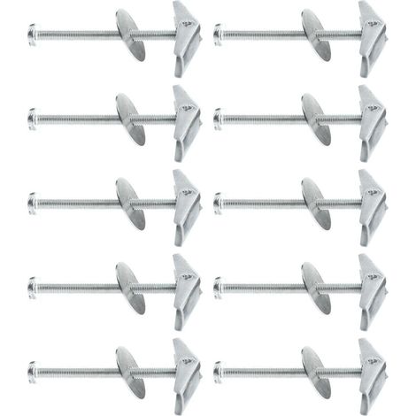 Boîte de 10 vis de suspension à ressort avec vis Ø5 tête double usage - Longueur cheville 70 mm - Ram (1/2)