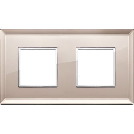 VIMAR - 21643.75 Placca 4M (2+2) int71 specchio bronzato