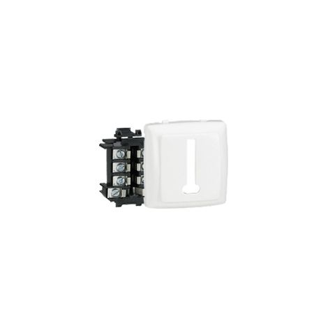 Legrand 086138 - Toma telefónica de 8 contactos, aparamenta modular de superficie - blanco