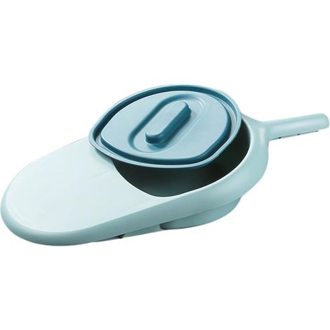 Chamber Pot Avec Couvercle Plastique Pour Adultes Femmes Enceintes Et Personnes Âgées Bac Urinaire Portable Facile à Nettoyer Sans Angles Vifs Convient Pour Lit Voyage Et Usage Dom