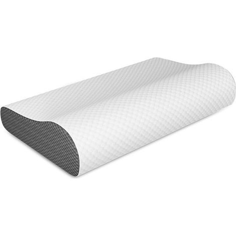 Memory Foam Pillows, Cervical Pillow, Ergonomic Bed Pillow for Pain Relief, Orthopedic Support, Cervical Contour, Anti-Snoring Pillows for Sleeping (1/4)