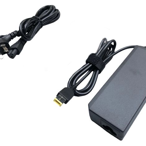 Lenovo Laptop-Ladegerät, Universal-Netzkabel, quadratischer Stecker, 65 W, 20 V – 1 Stück (1/3)