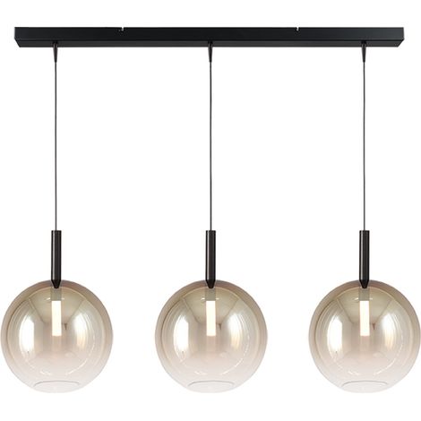 Lampe pendante 3L Ø 24cm Lido Ball avec du verre doré qui s’estompe. - 2861-05-02-100-3-2 (1/2)