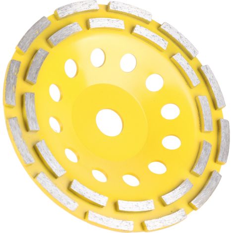 Disque diamanté double rangée 115/125/180 mm pour couper brique béton, meuleuse d'angle (180 mm) (1/5)