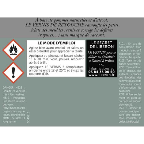 Vernis de Retouche LIBERON Merisier 0,125 L (1/4)