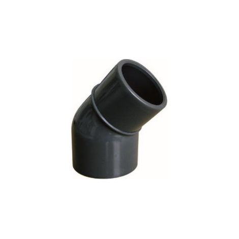 Coude PVC pression 45° MF/F à coller Ø 63 mm - Fitt (1/3)