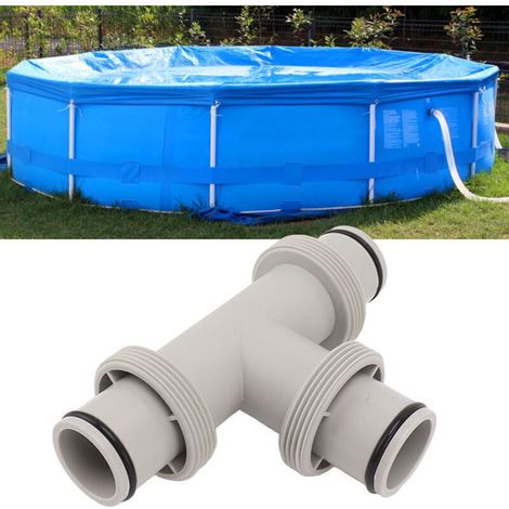 Ulisem Remplacement de valve à Piston de tuyau en forme de T de piscine fendue 2 en 1 pour l'entretien de pompe de piscine de système de Circulation de filtre