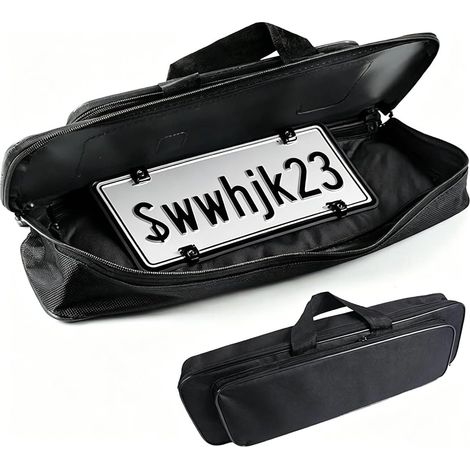 Nummernschildtasche 45 x 14 cm, Nummernschildtasche für Autohändler, Zulassungsstellen und Werkstätten - besonders robust, geräumig, sicher - zur Aufbewahrung und Organisation von Nummernschildern (1/5)