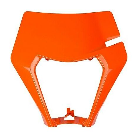 CUBIERTA DE FARO DELANTERO UFO KTM EXC/EXC-F TPI '20-23 NARANJA (ESTILO ORIGINAL)