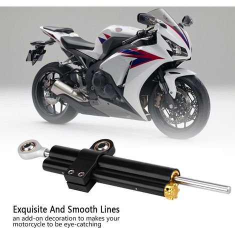 Support universel moto CNC réglable amortisseur de direction kit support stabilisateur (1/5)