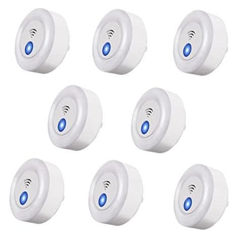 8 pièces Anti-Moustiques à Ultrasons Anti-Rats éLectroniques Peuvent Repousser Les Souris, Moustiques, Cafards, Mouches, Chauves-Souris, Etc. Prise UE - prise ue