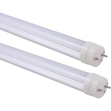 Tube Néon Led T8 15 W 1500 Lmn Avec Couvercle Mat 90 Cm Lumière Blanche