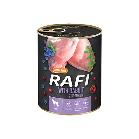 DOLINA NOTECI RAFI - Lapin 800g - Boîte pour chien