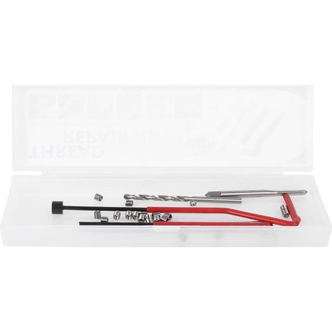Kit de 25 inserts de réparation de filetage M3 avec boîte en plastique transparent pour machines de traitement (1/5)