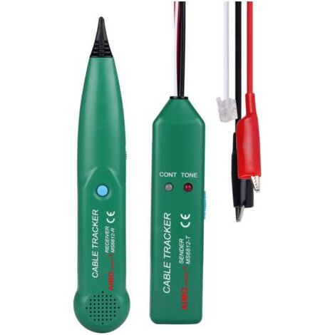 MS6812 Traceur Cable, Cable Tracker, Detecteur Cable Robot Tondeuse, Traceur De Câble Portable, Testeur De Câble Téléphonique, Traceur Cable Electrique Pour Téléphone (1/4)