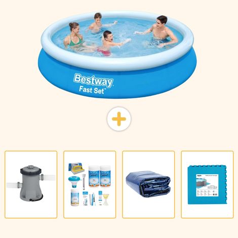 Bestway Bestway Fast Set Ronde - 366x76 cm - 5-pièces S188 (1/5)