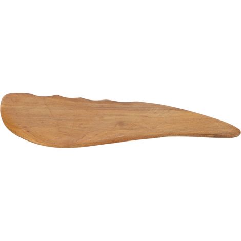 Planche Gua Sha en bois en forme de faucille pour le visage et le corps, outil de massage par points pour la perte de graisse et le remodelage. (1/5)
