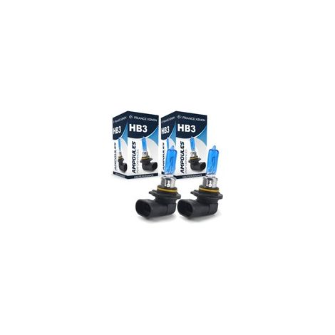 2 x Ampoules HB3 9005 65W 4300K SUPER WHITE - FRANCE-XENON (1/4)