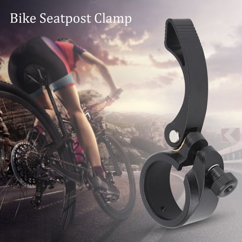 Collier de Selle en Alliage Léger Noir 40mm - Lot de 3 pour Vélo de Route et VTT (1/5)