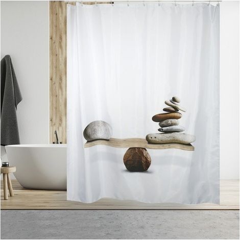 MSV - Rideau polyester 180x200cm Spirit (1/3)