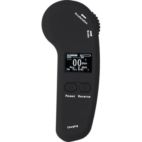 Télécommande sans fil à affichage LED pour planche à roulettes électrique avec freinage à vitesse réglable (1/4)
