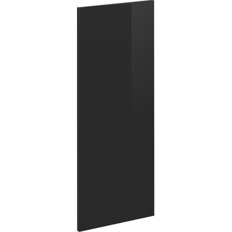 Frente de cocina R-Line, Negro brillo intenso, 29.6 x 71.3 cm frente de mueble para mueble bajo extraíble, Vicco (1/5)