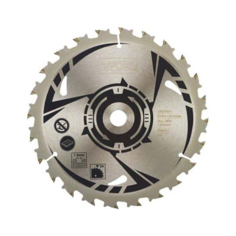 Lama in metallo duro RYOBI per sega circolare 184 mm 24 denti CSB184A1