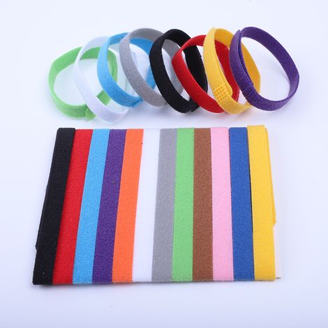Colliers D'identification Pour Chiots - Bandes Réglables En Tissu Doux Double Face - Pour Nouveau-nés Chats Et Chiens - Lot De 15 Pièces (1/3)