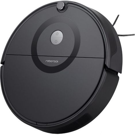 Roborock E5 Robot de nettoyage noir commandable à distance, sans sac, compatible avec Google Home, compatible avec Alex (1/5)