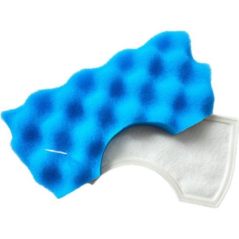Ensemble de trois pièces comprenant une grille de filtration et du coton filtrant. Compatible avec les aspirateurs Samsung DJ97-01040C SC4300-SC4 (1/5)