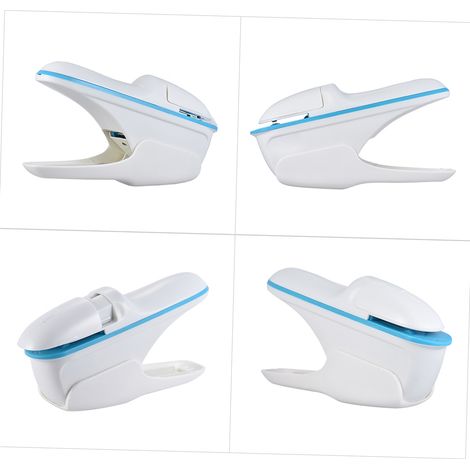 Mini agrafeuse de sécurité portable sans agrafes, capacité de 7 feuilles, pour la reliure de papier, idéale pour les entreprises, les commerces, les écoles et les bureaux. (1/5)
