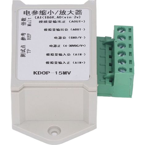 Convertisseur DC Boost Buck réglable, régulateur de tension analogique KDOP 15MV pour amplification et réduction de signal, alimentation électrique (1/5)