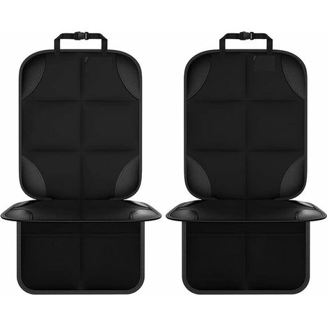 FOREHILL Protections De Sièges De Voiture,Protecteur De Siege De Auto Pour Enfants - Protèges La Tapisserie Des Sièges De Voiture, Compatible Isofix, Taille Universelle,Avec Poches Organisateur (1/5)