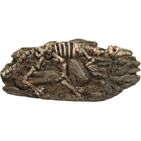 Aquarium-Dekoration: Dinosaurier-Fossil aus Kunstharz, Reptilienornament, Bastelarbeit für das Aquarium (1/5)