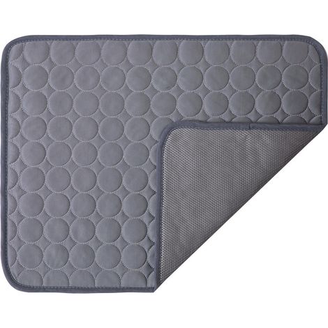 Tapis rafraîchissant pour chien et chat, gris, 150 x 100 cm (XXL) (1/2)