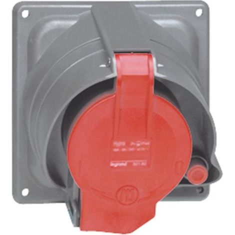 Prisinter fixe Hypra IP44/55 63A - 380V à 415V - 3P+N+T - plastique - LEGRAND